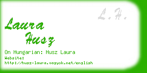 laura husz business card